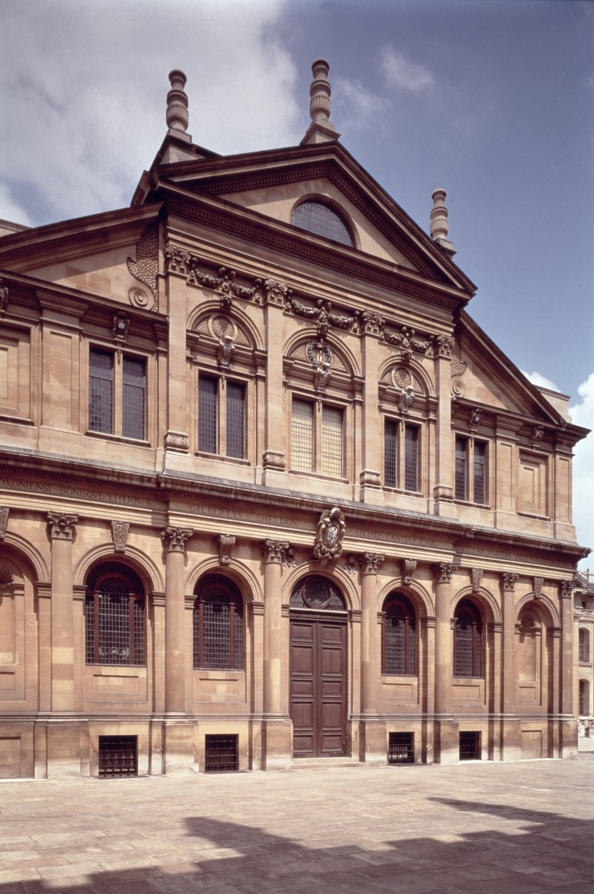 Sheldonian Theatre, Oxford, byggd 1662-63 av Unbekannt Unbekannt