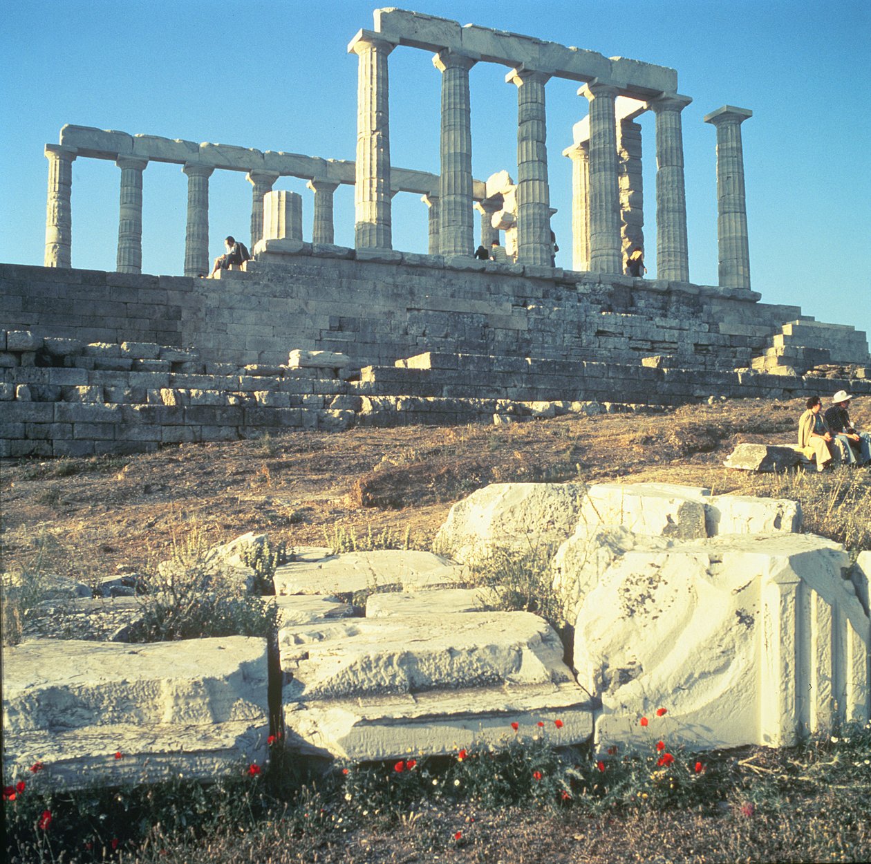 Poseidons tempel, c.430 f.Kr av Unbekannt Unbekannt