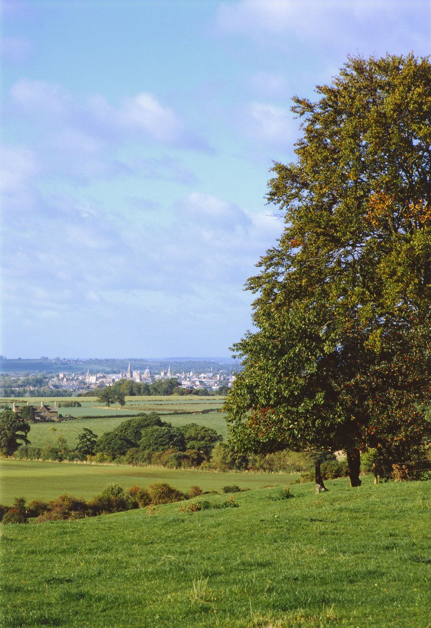 Utsikt över Oxford från Boars Hill av Unbekannt Unbekannt