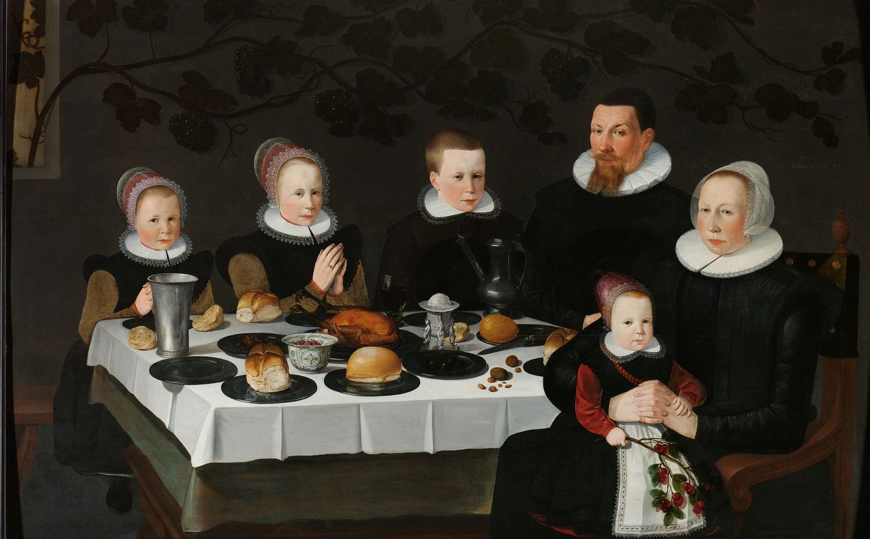 Familjeporträtt, 1627 av Unbekannt Unbekannt