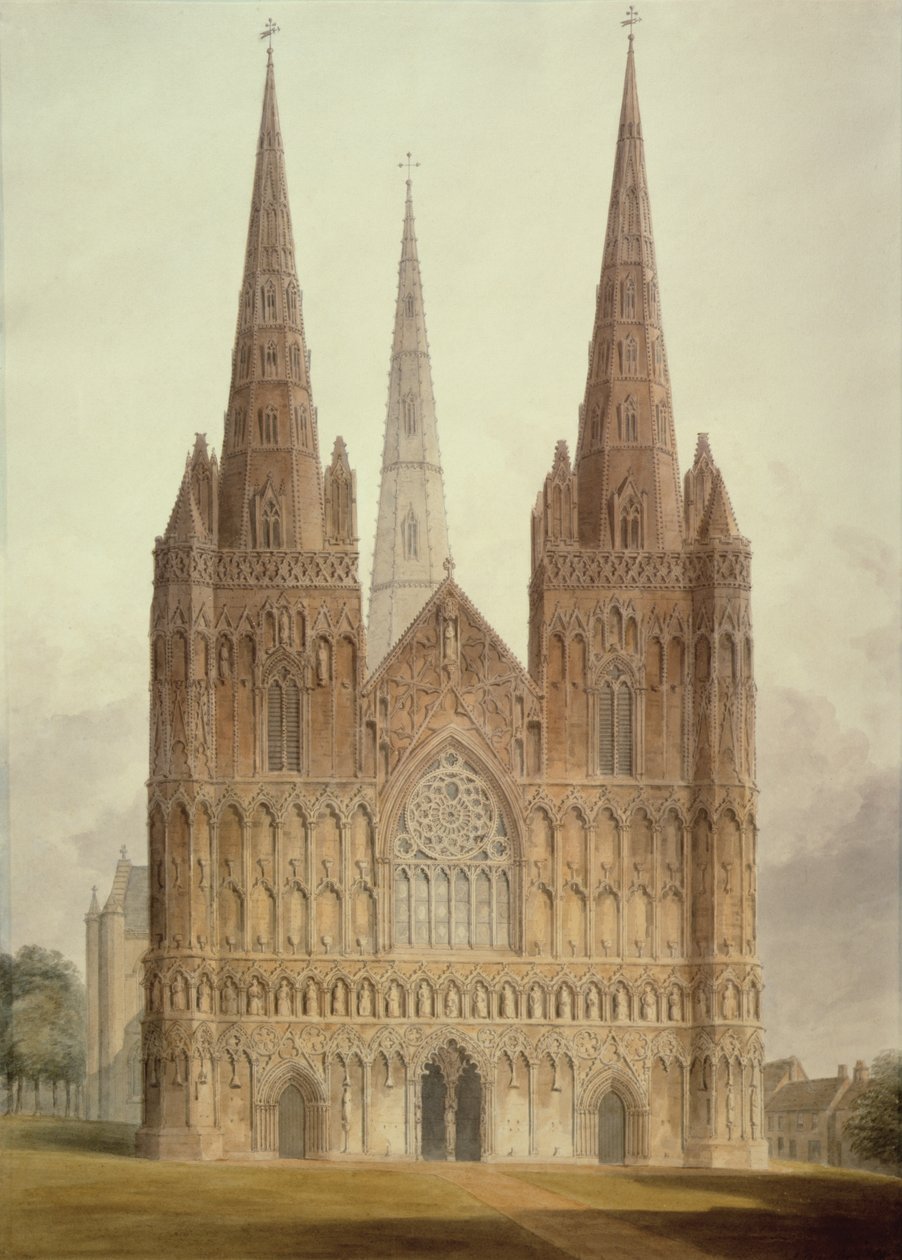 Lichfield katedral av Unbekannt Unbekannt