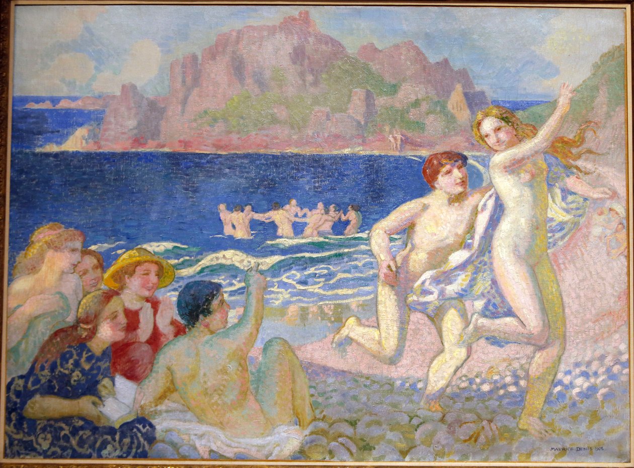 Maurice Denis museum, Saint Germain en Laye, Frankrike, Maurice Denis, Galatee eller La Poursuite av Unbekannt Unbekannt