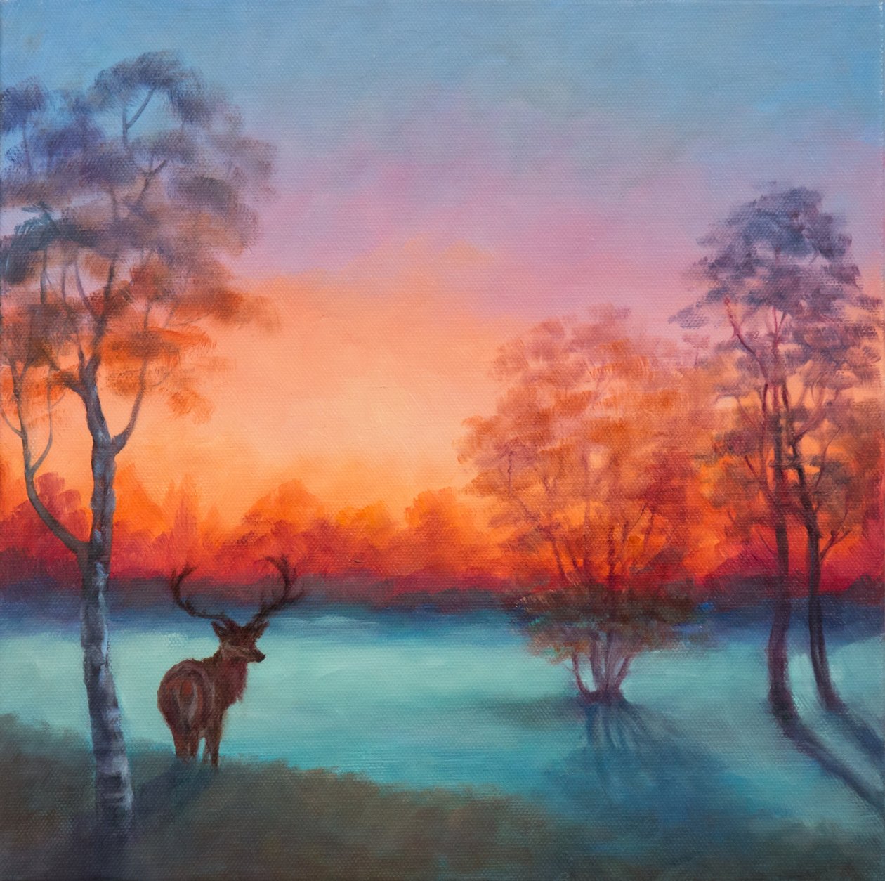 Winter Glow, 2017, av Unbekannt Unbekannt