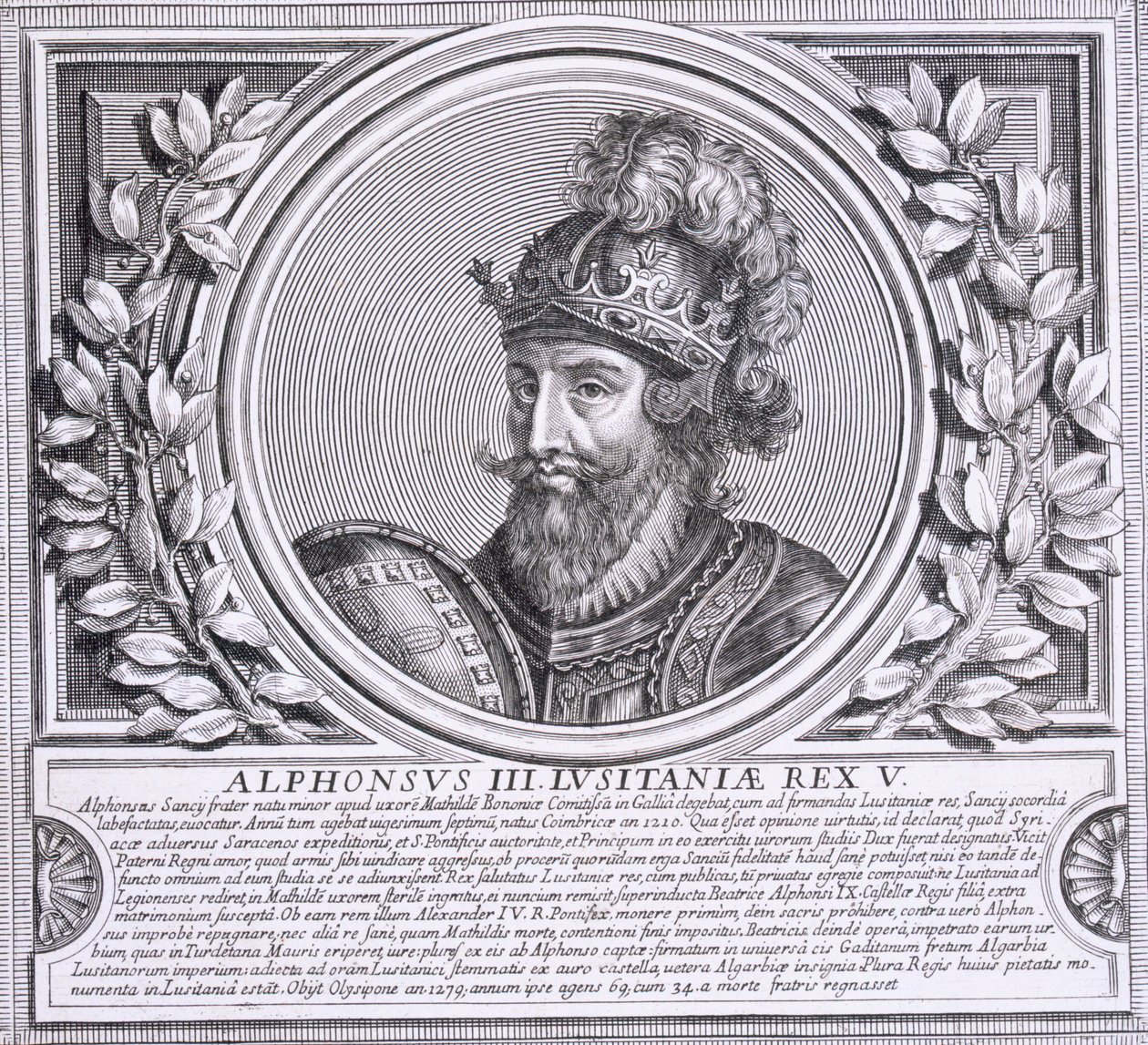 Afonso III av Portugal (litho) av Unbekannt