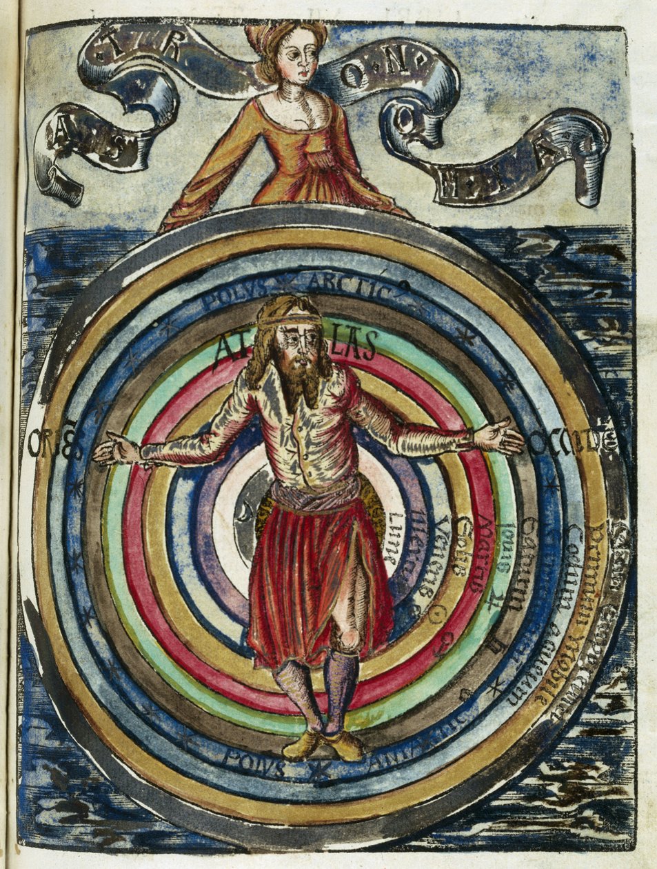 1500-talets astronomi: Ptolemaios system av Unbekannt