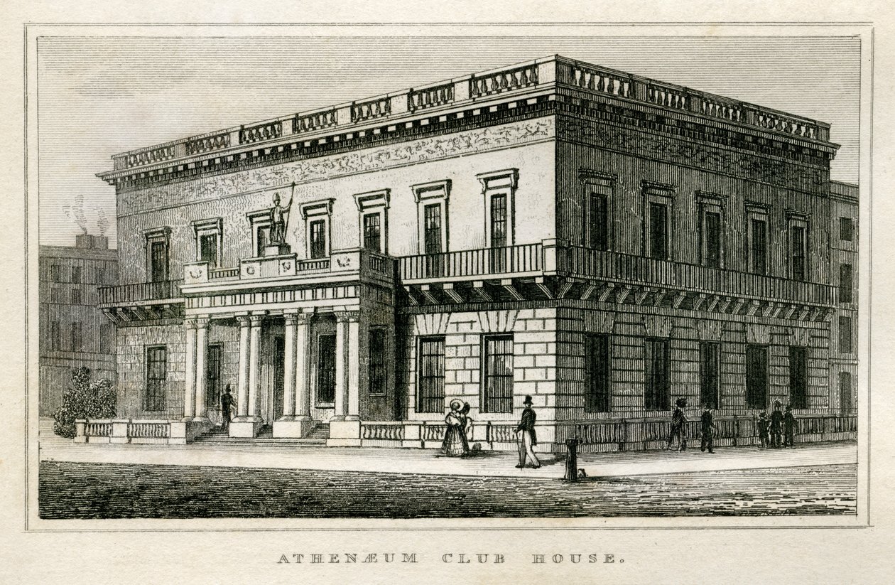 Athenaeum klubbhus av Unbekannt
