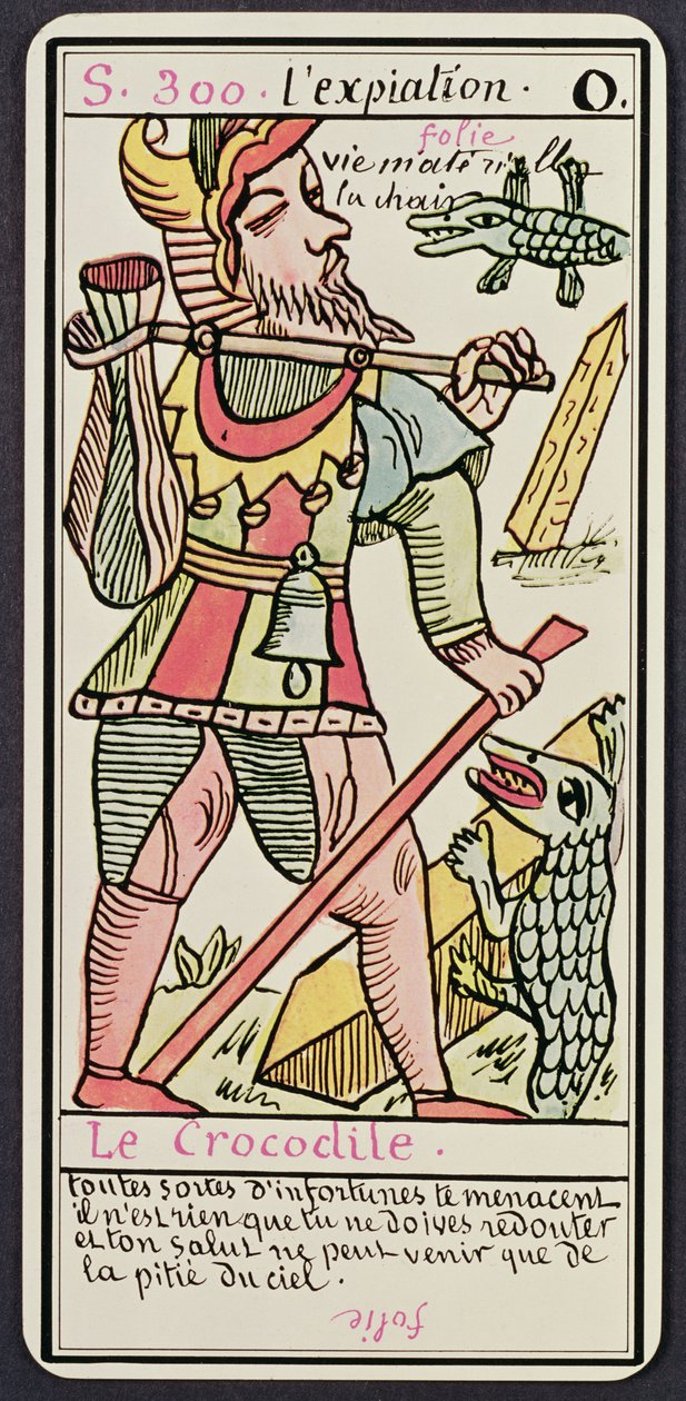 Försoning, tarotkort, franska av Unbekannt