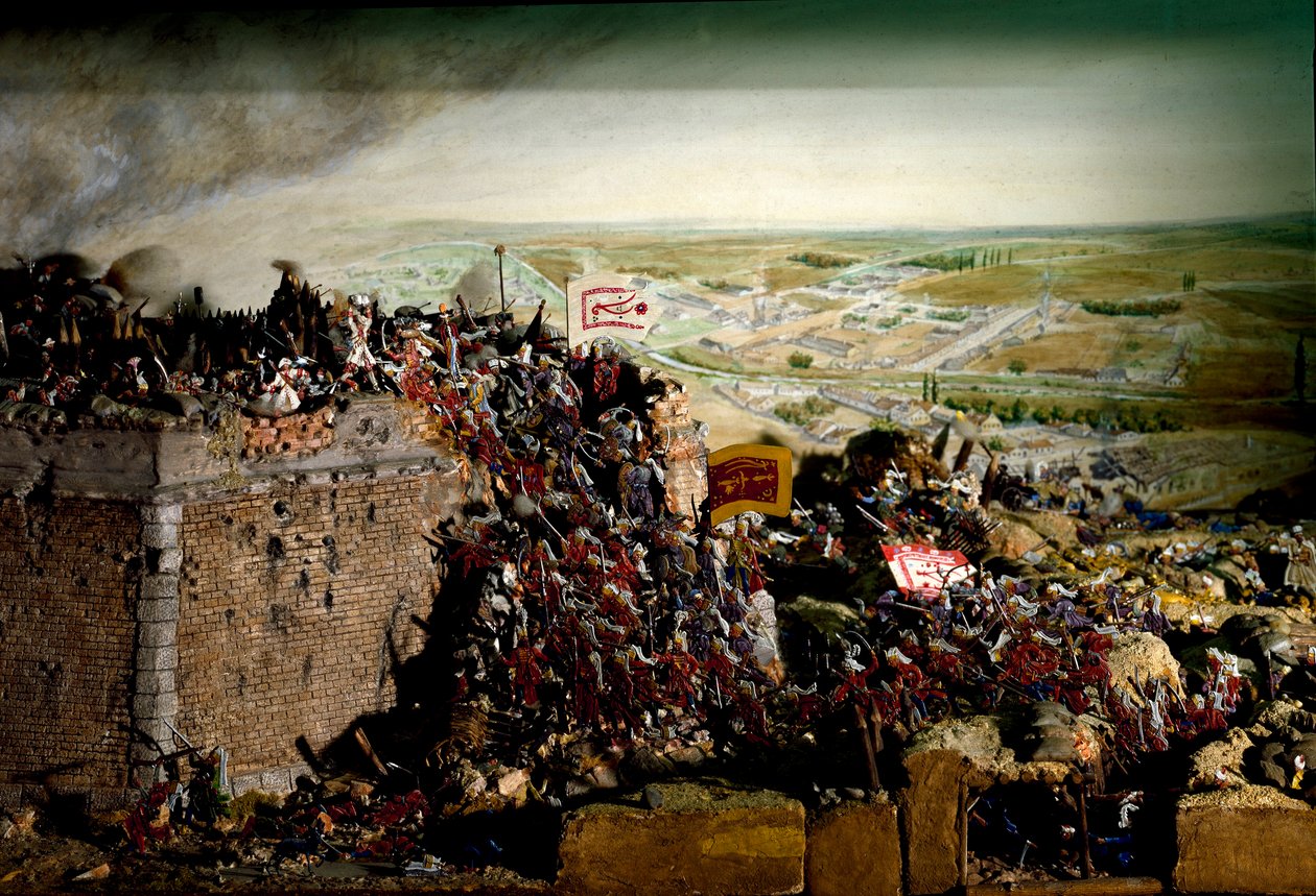 Österrikisk-turkiska kriget 1683 (dioramamodell) av Unbekannter Künstler