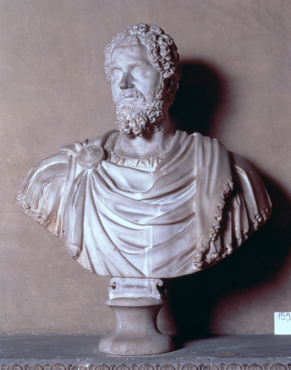 Byst av Septimius Severus, romersk (marmor) av Unbekannt