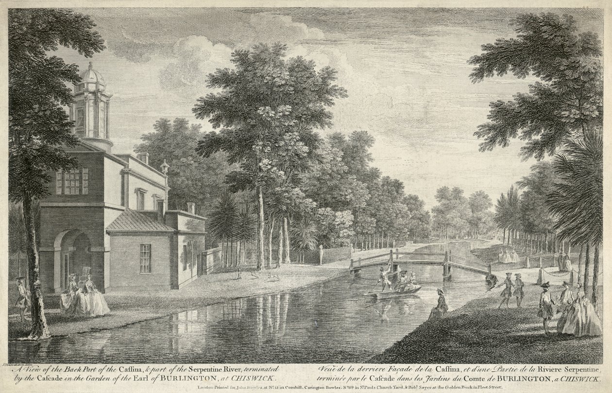 Chiswick House (gravyr) av Unbekannter Künstler