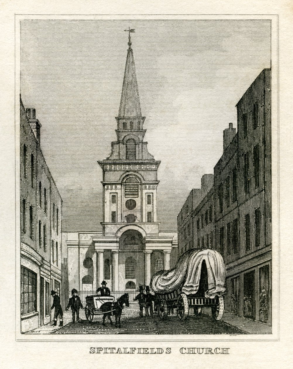 Christchurch Spitalfields av Unbekannt