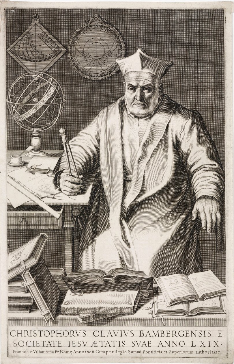 Christopher Clavius, tysk jesuitpräst och matematiker av Unbekannt