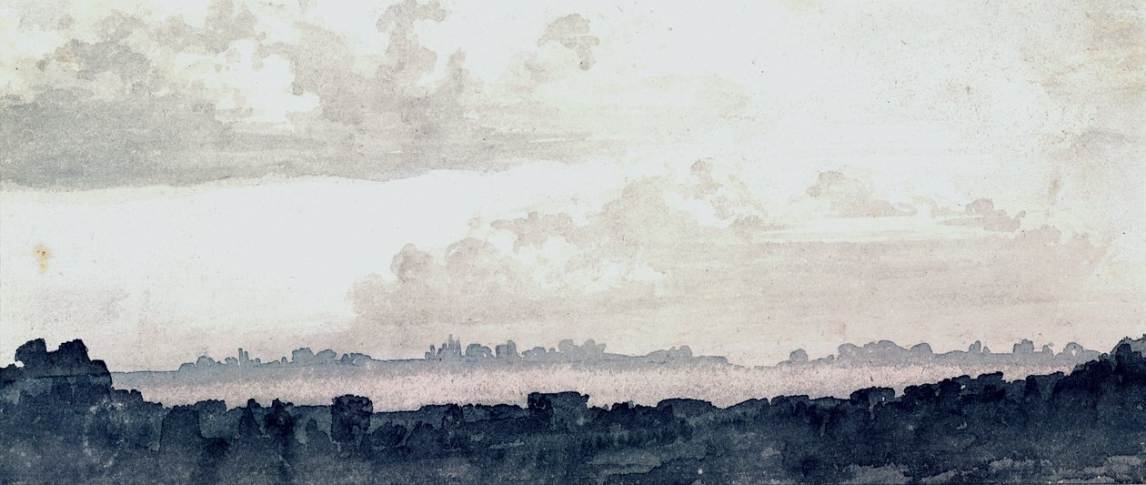 Molnstudie av Luke Howard, c 1808-1811 av Unbekannter Künstler