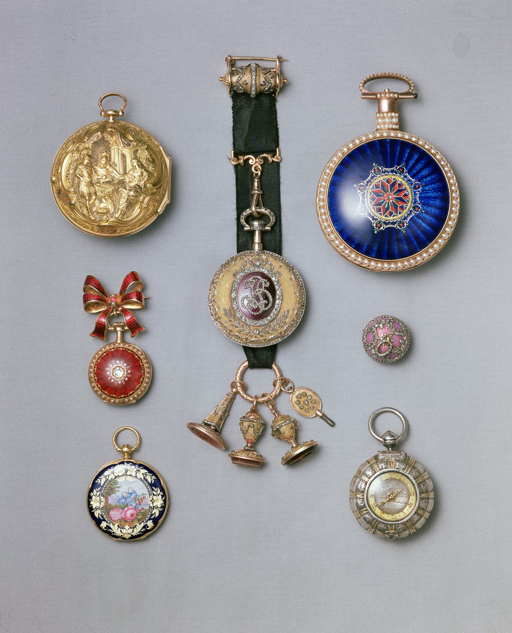 Samling av Faberge fickur av Unbekannt