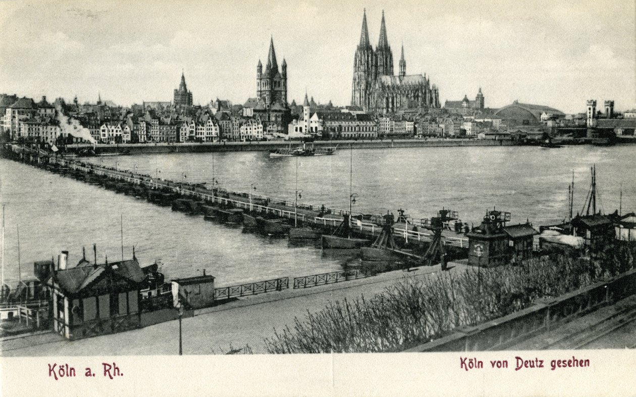 Köln, Tyskland tidigt 1900-tal av Unbekannter Künstler