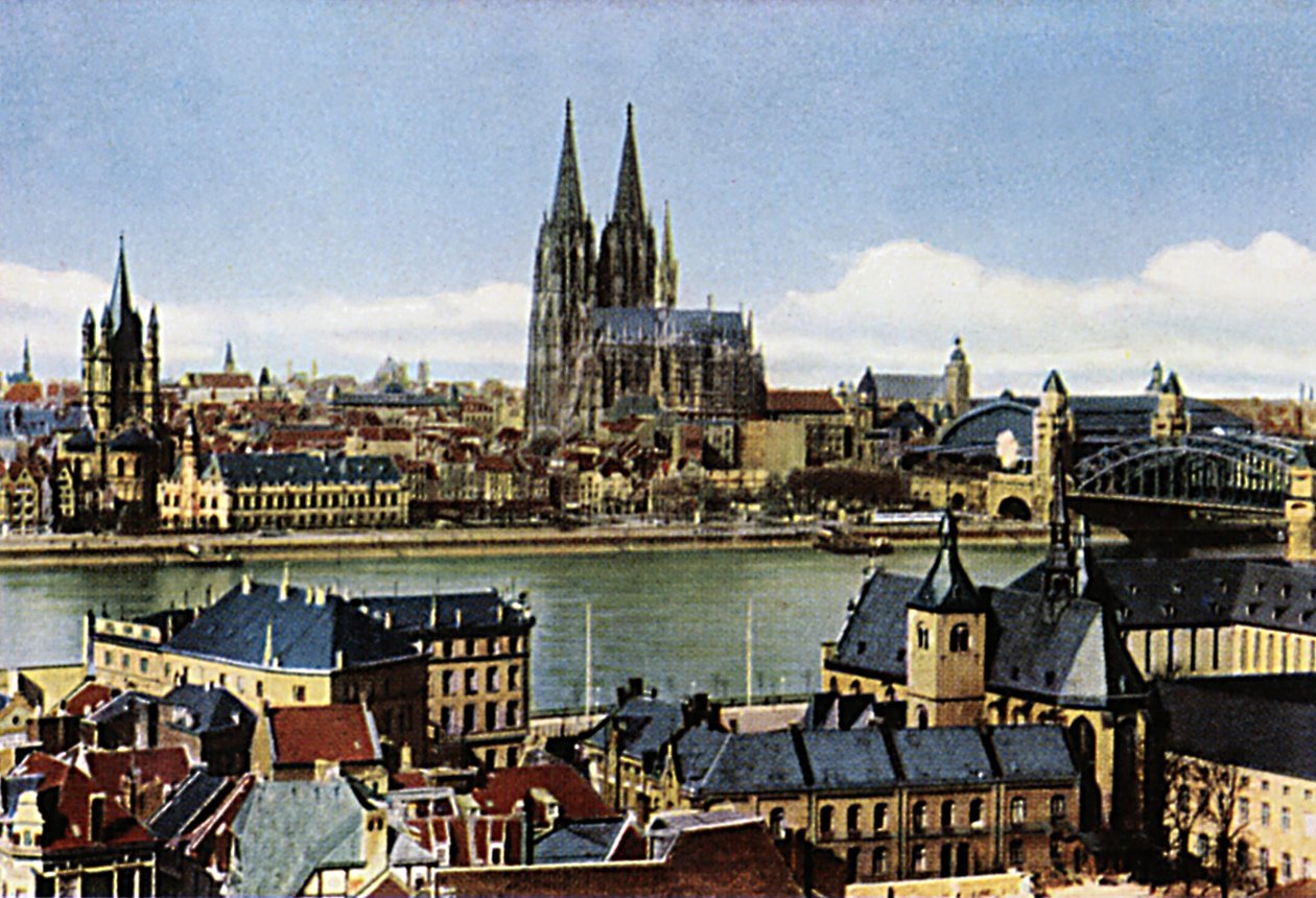 Köln: katedral och stad av Unbekannter Künstler
