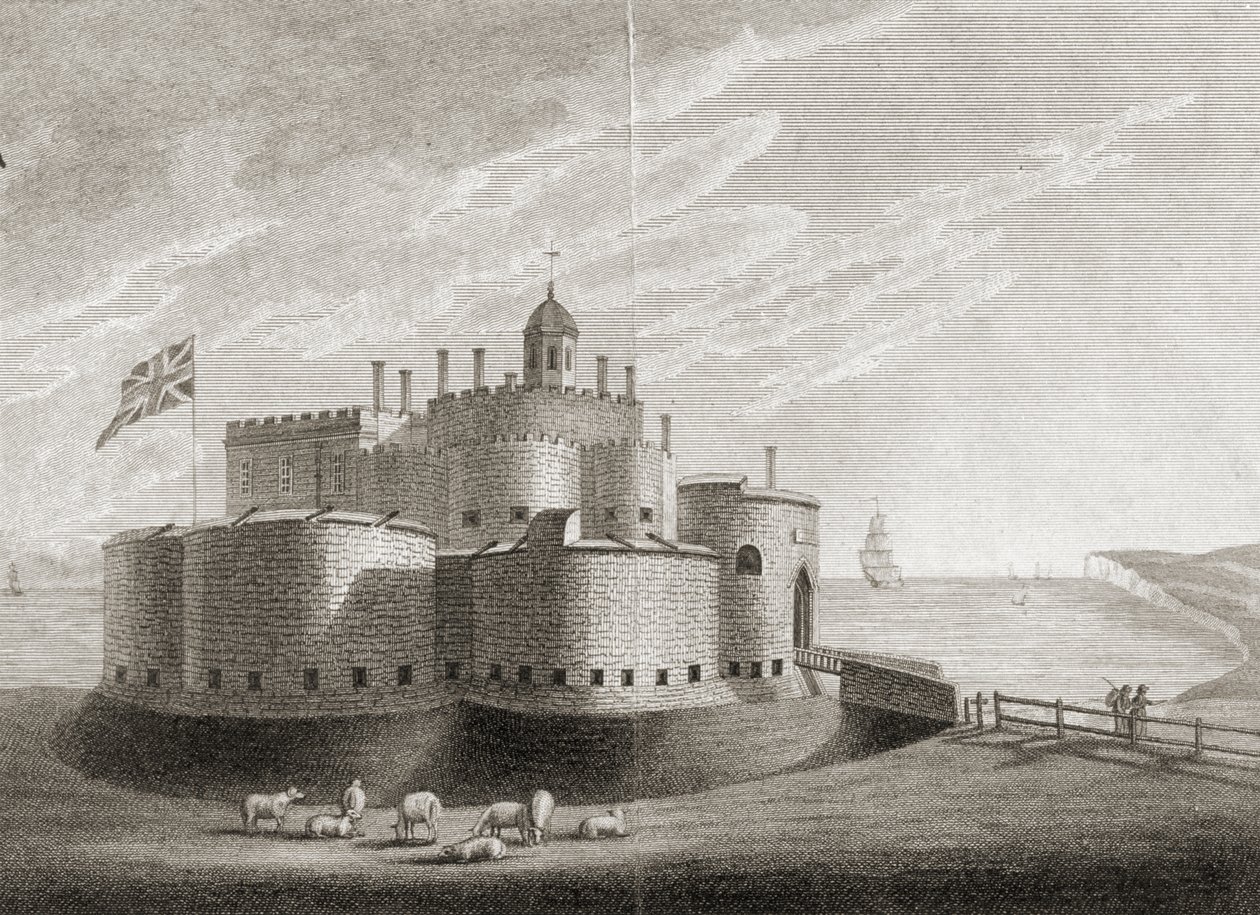 Deal Castle (gravyr) av Unbekannter Künstler