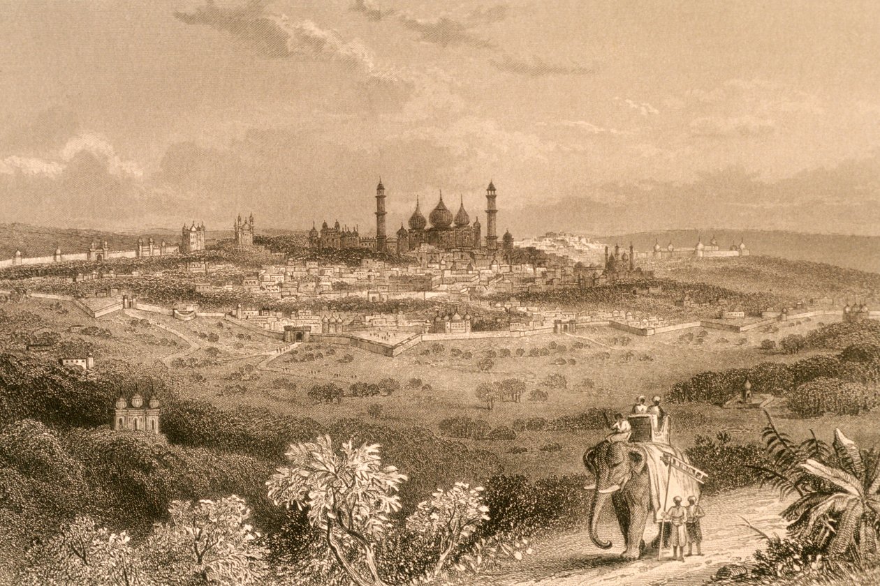 Delhi (gravyr) av Unbekannter Künstler
