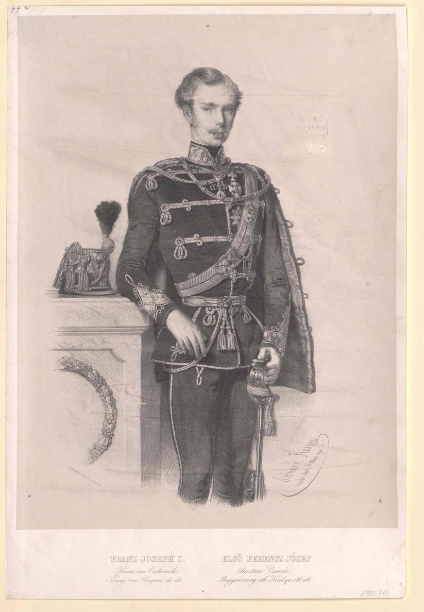 Kejsare av Österrike Franz Joseph I av Unbekannter Künstler