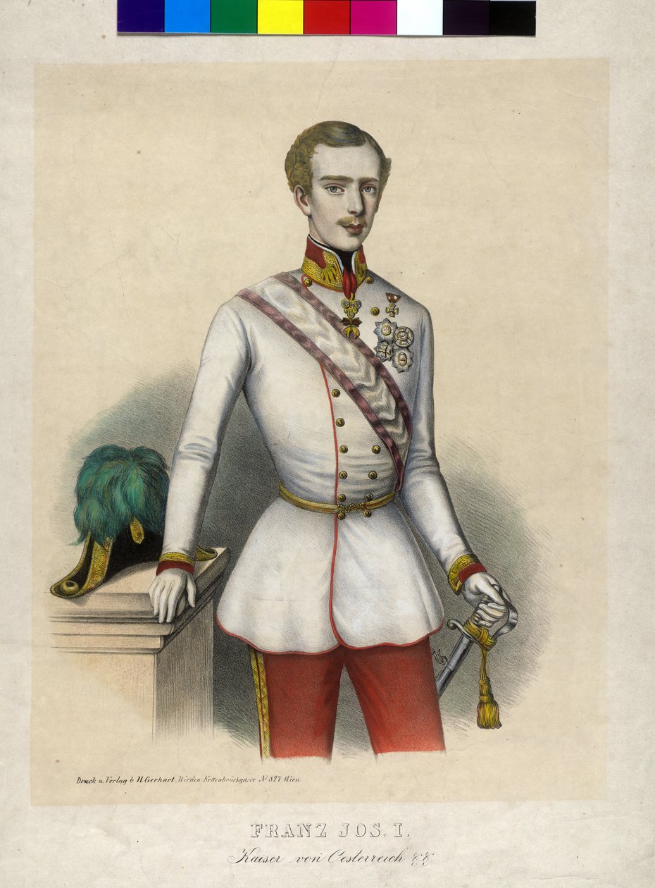 Kejsare av Österrike Franz Joseph I av Unbekannter Künstler