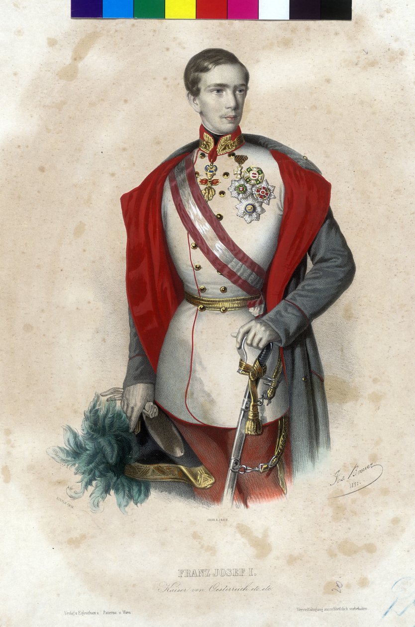Kejsare av Österrike Franz Joseph I av Unbekannter Künstler