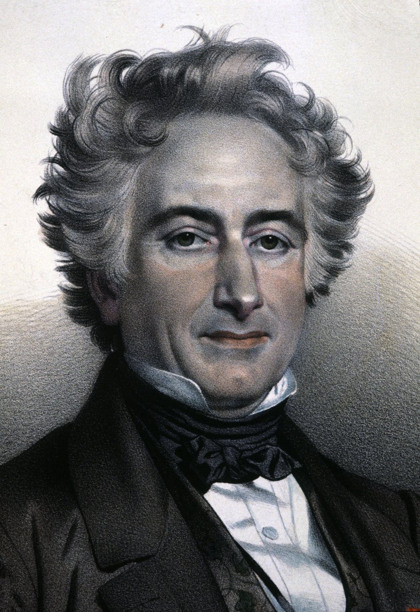 Eugene Chevreul, ca 1830 - 1840 (gravyr) av Unbekannter Künstler