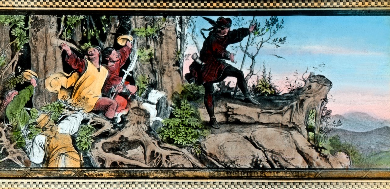 Grundandet av Wartburg. av Unbekannter Künstler