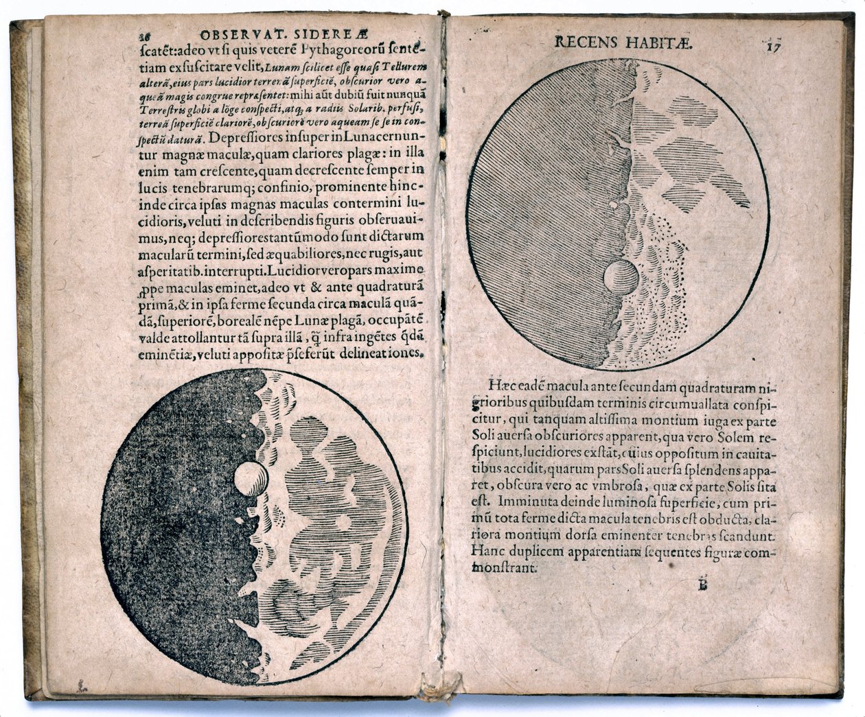Galileos observationer av månen av Unbekannt