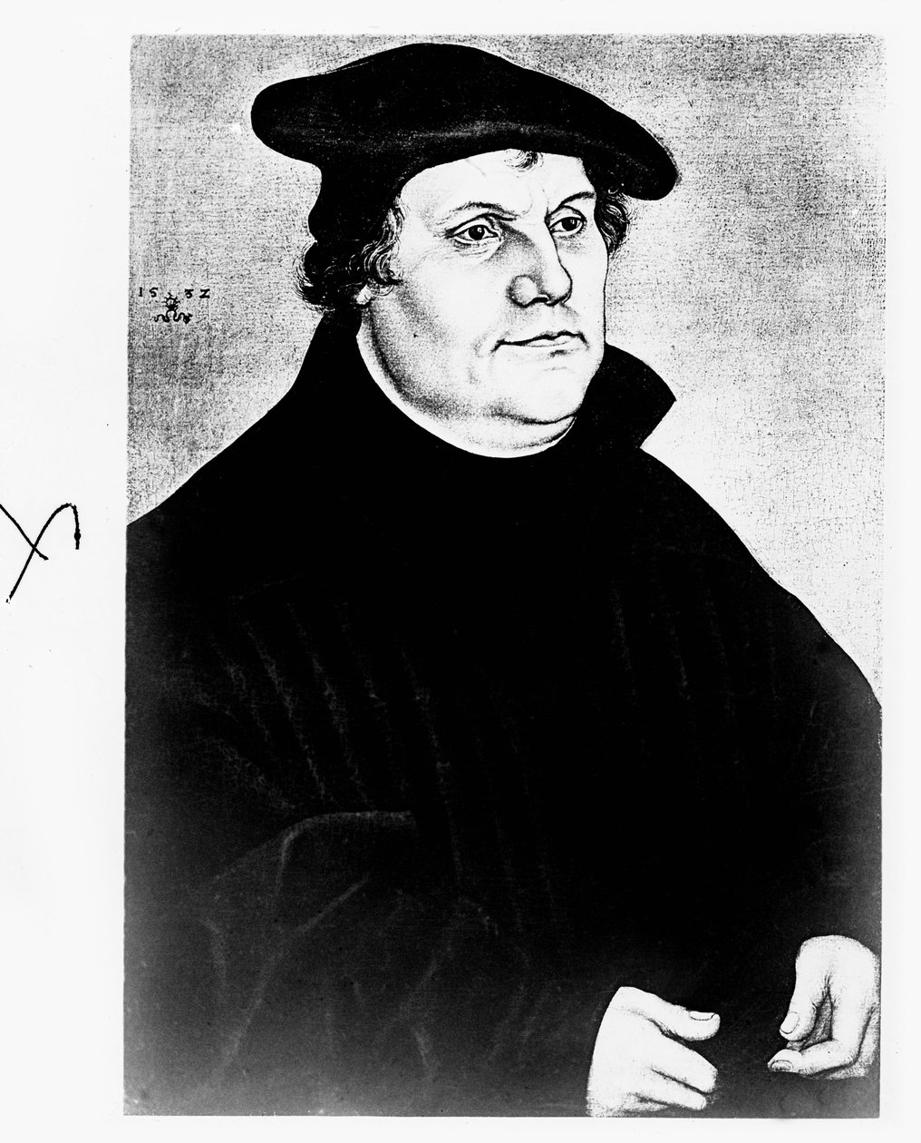 Den tyske reformatorn Martin Luther av Unbekannter Künstler