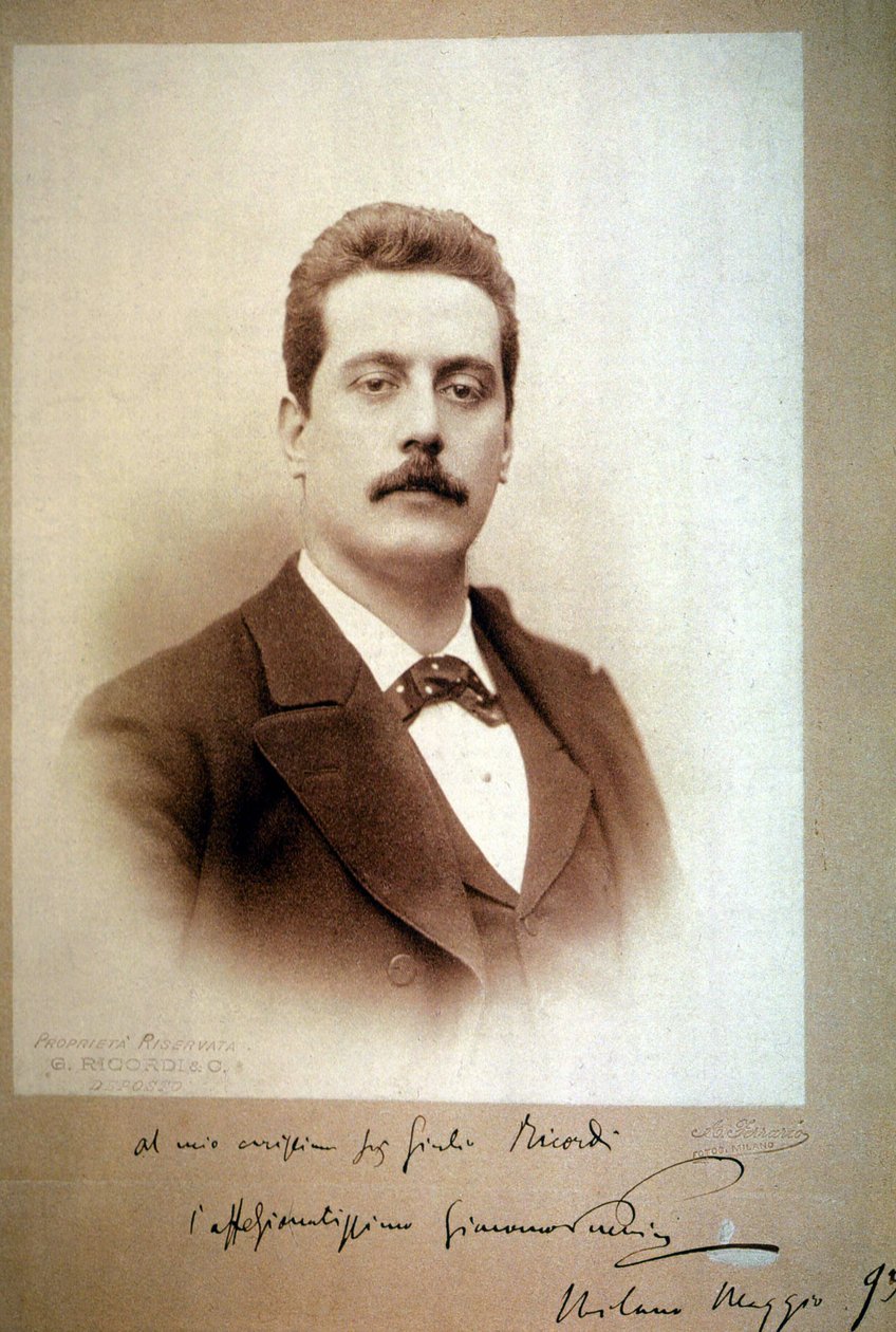 Giacomo Puccini (1858-1924) 1893. av Unbekannt