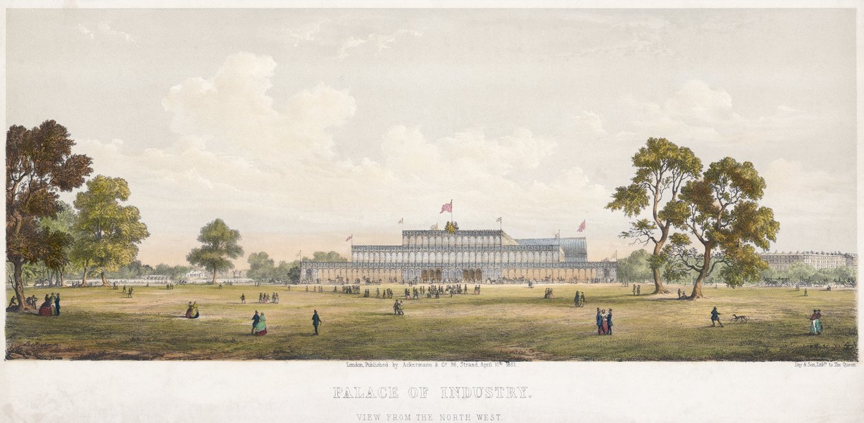 Stor utställning i Hyde Park 1851 av Unbekannter Künstler
