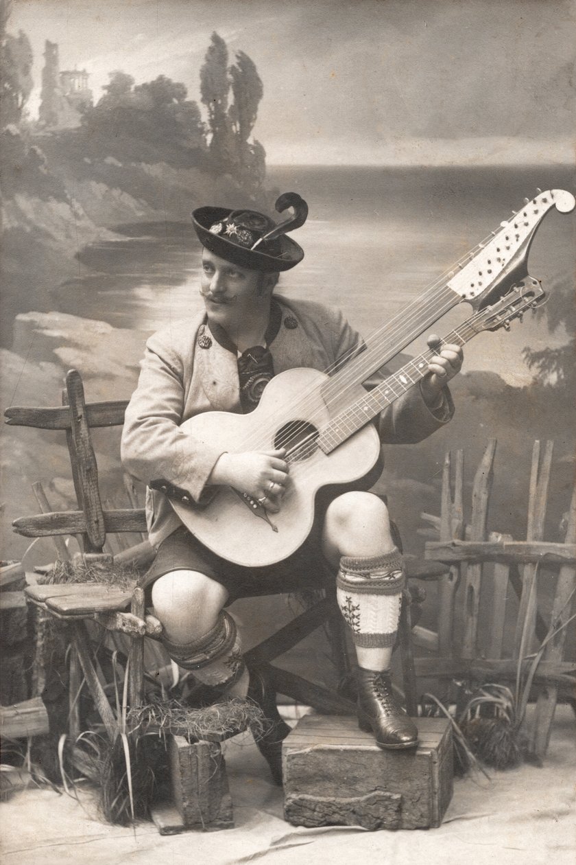 Gustav Rechl, Tyskland 1908 (s/v foto) av Unbekannter Künstler