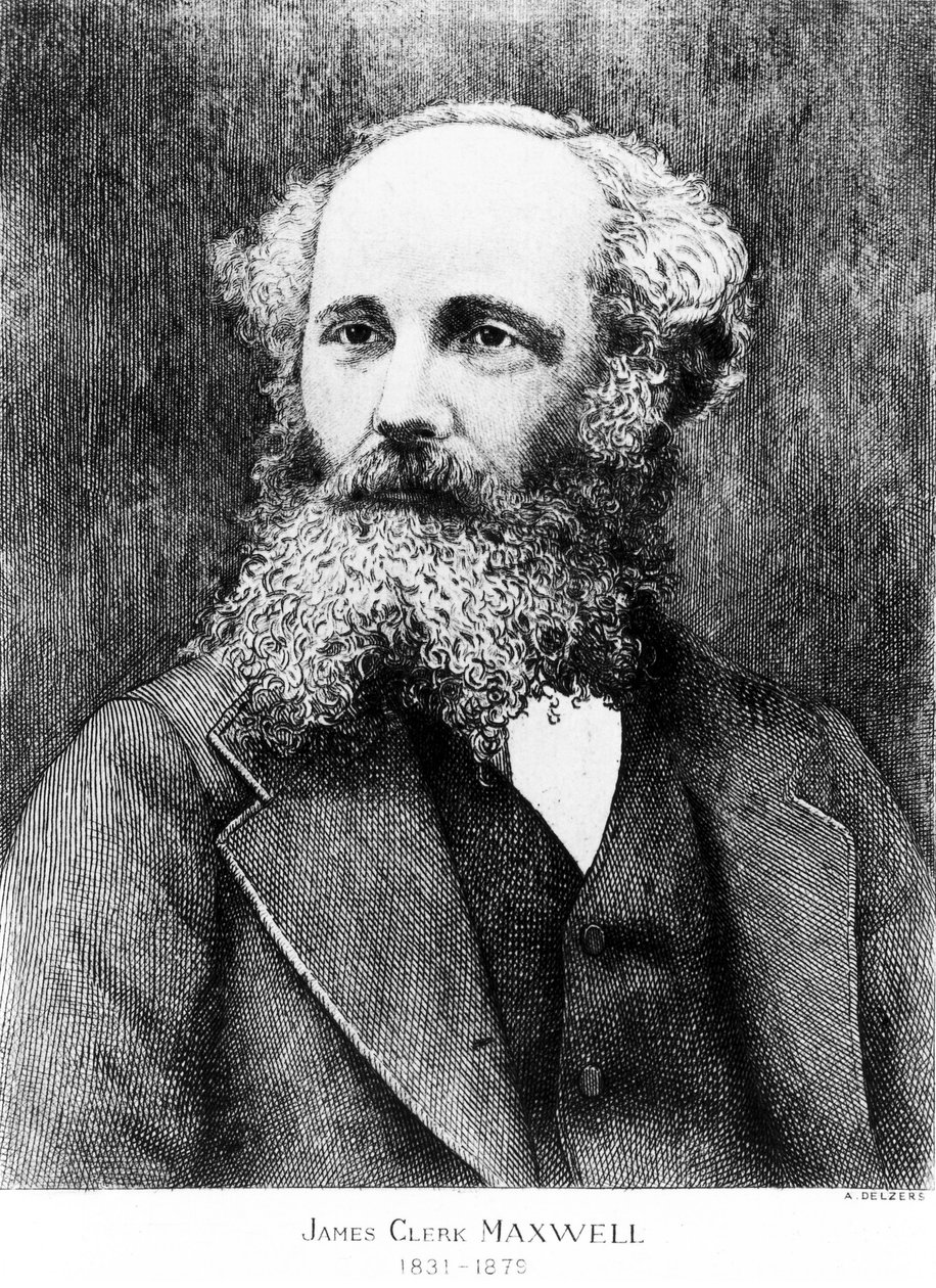 James Clerk Maxwell, skotsk fysiker, ca 1870-talet av Unbekannt