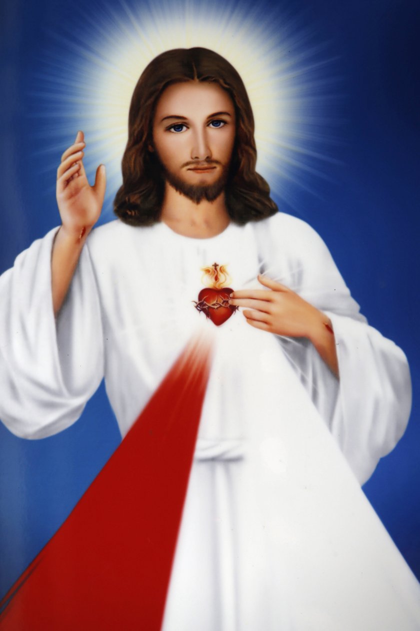 Jesu Kristi heliga hjärta bild. Kambodja av Unbekannt