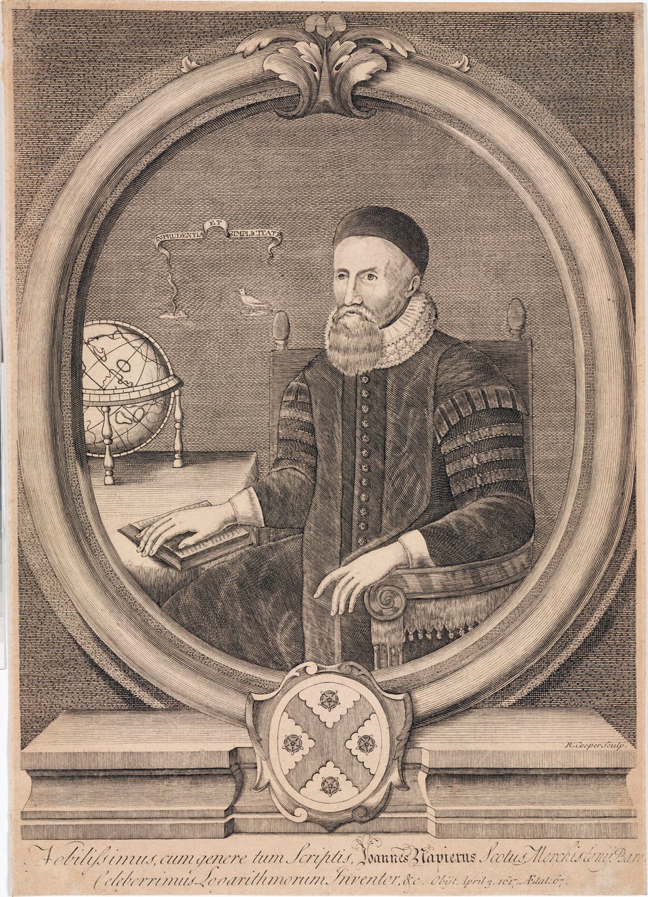 John Napier, skotsk matematiker, ca 1600 av Unbekannt