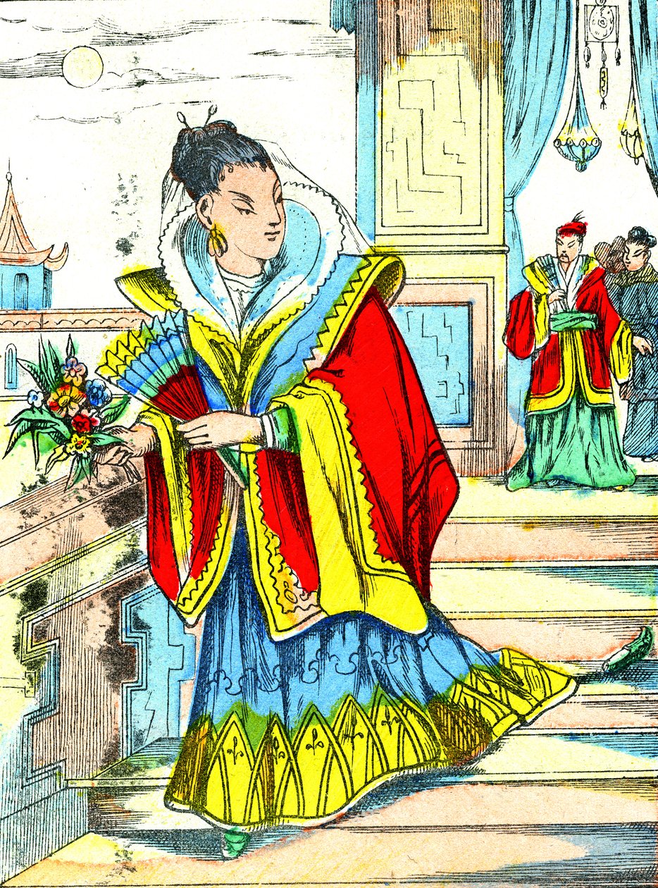 La Cendrillon Japonaise" - Den japanska Askungen. av Unbekannter Künstler