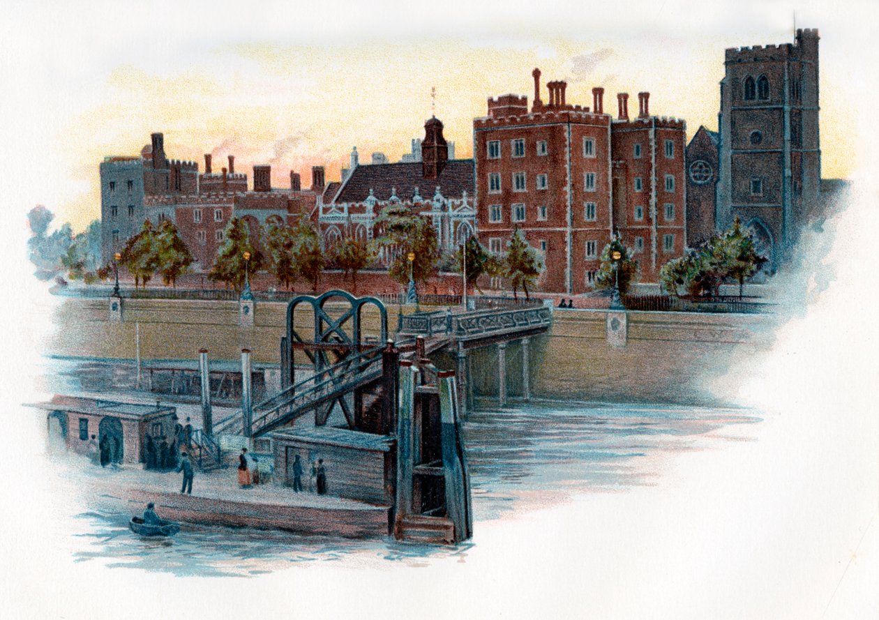 Lambeth Palace av Unbekannter Künstler