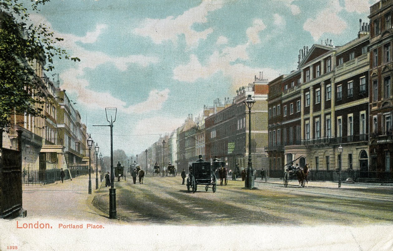 London - Portland Place av Unbekannter Künstler