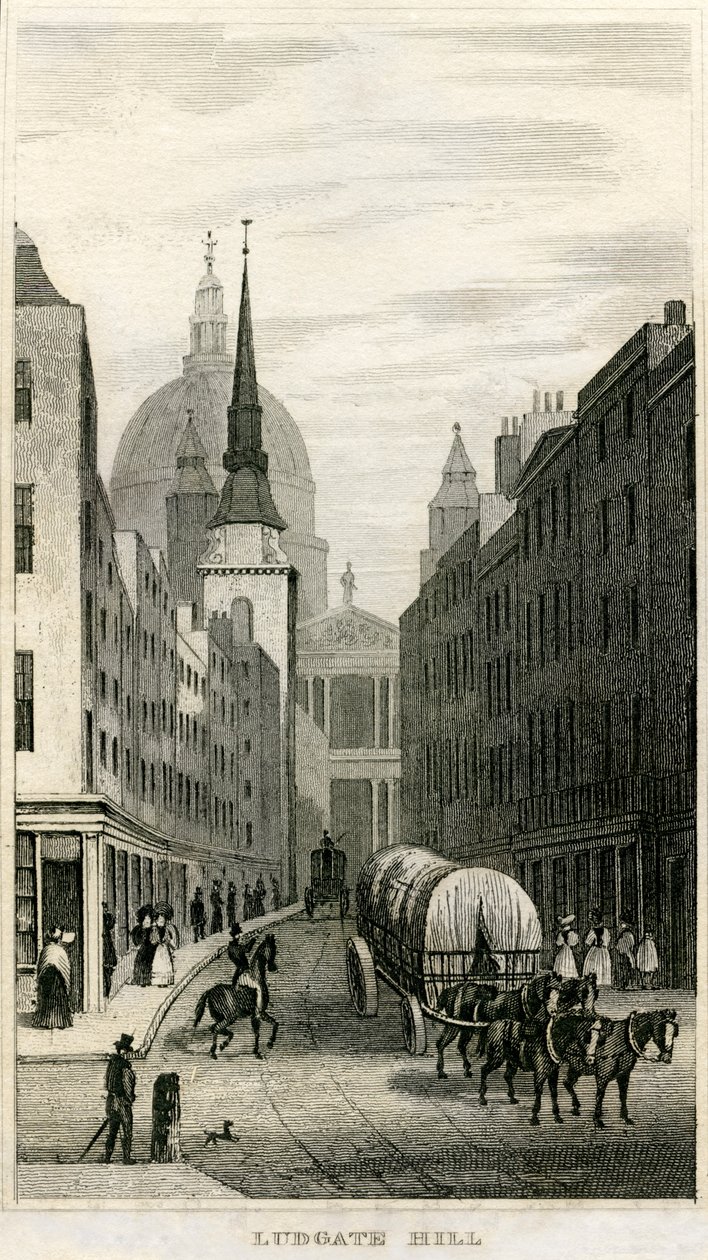 Ludgate Hill av Unbekannt