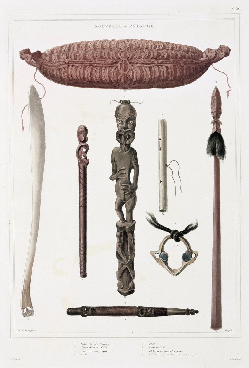 Maori-artefakter, Nya Zeeland av Unbekannt