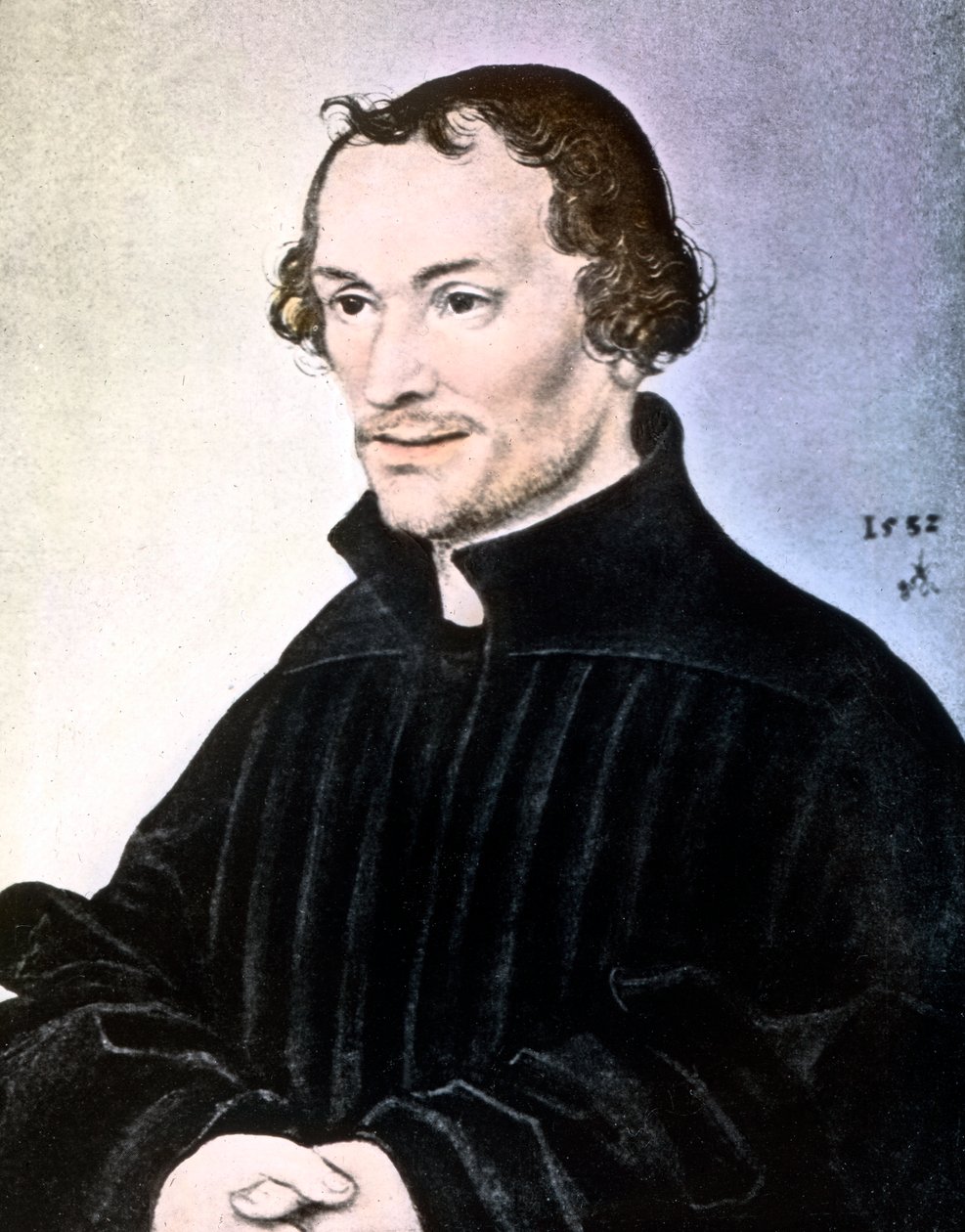 Martin Luthers vän Philipp Melanchthon av Unbekannter Künstler
