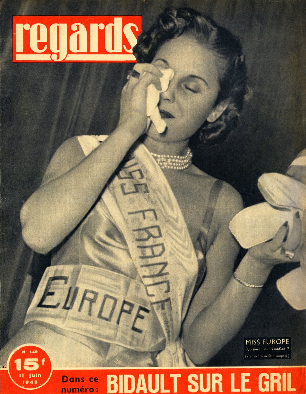 Miss France 1948 (press) av Unbekannt