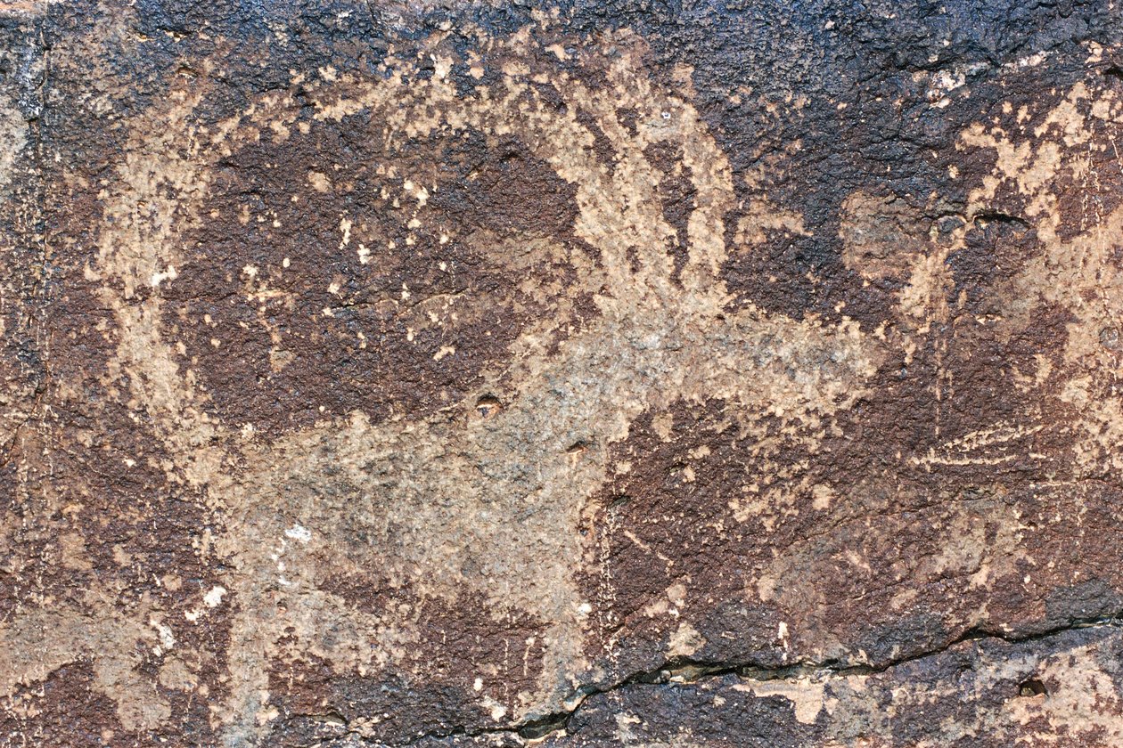 Mongoliet, Gobiöknen, stenstick av Benjamin Baud