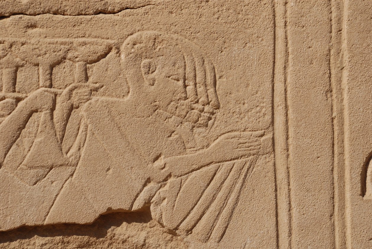 Flera huvuden, karnak, Luxor, Egypten (foto) av Unbekannt