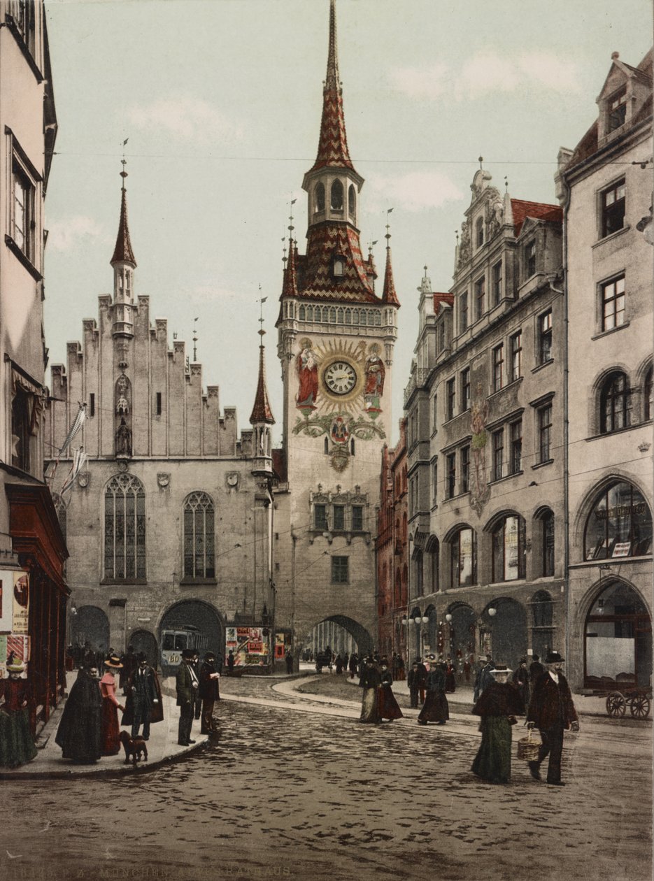 Münchens rådhus, 1890-90 av Unbekannt