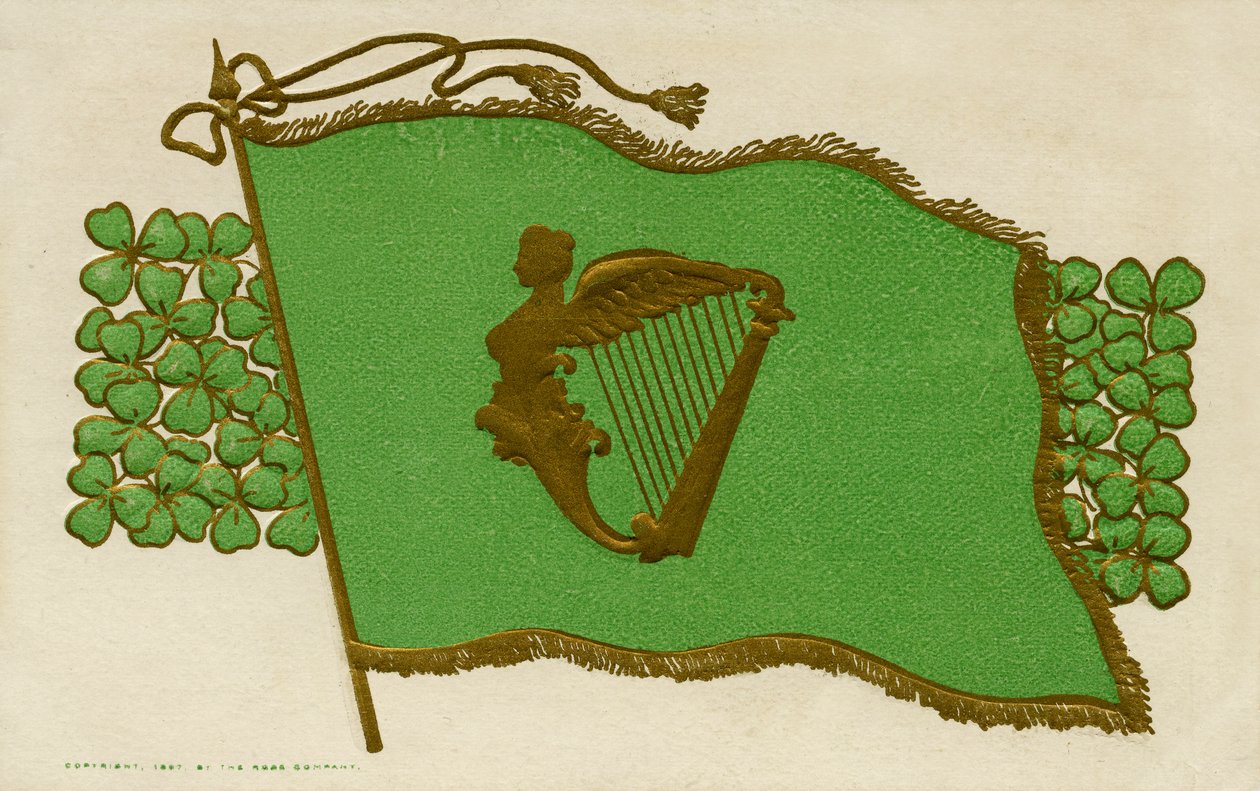 Nationella symboler för Irland av Unbekannter Künstler