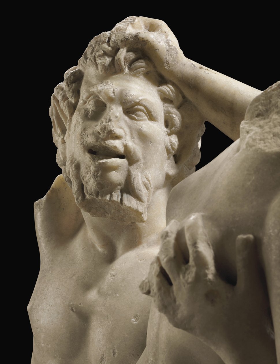 Pan och Hermafrodit, c.1:a århundradet e.Kr av Unbekannt