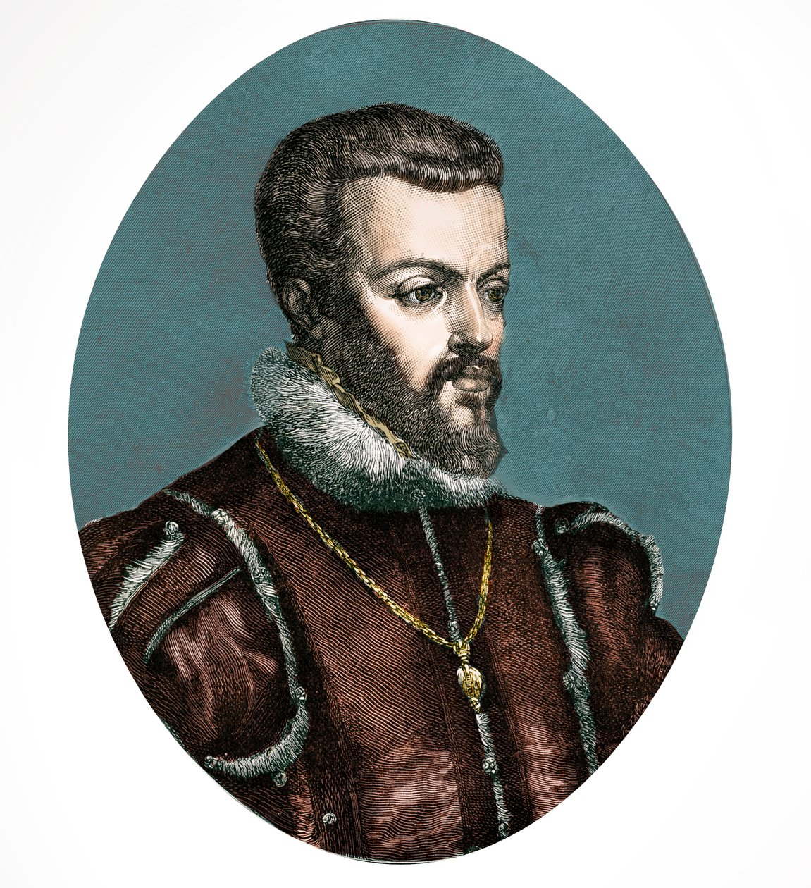 Filip II av Spanien av Unbekannter Künstler