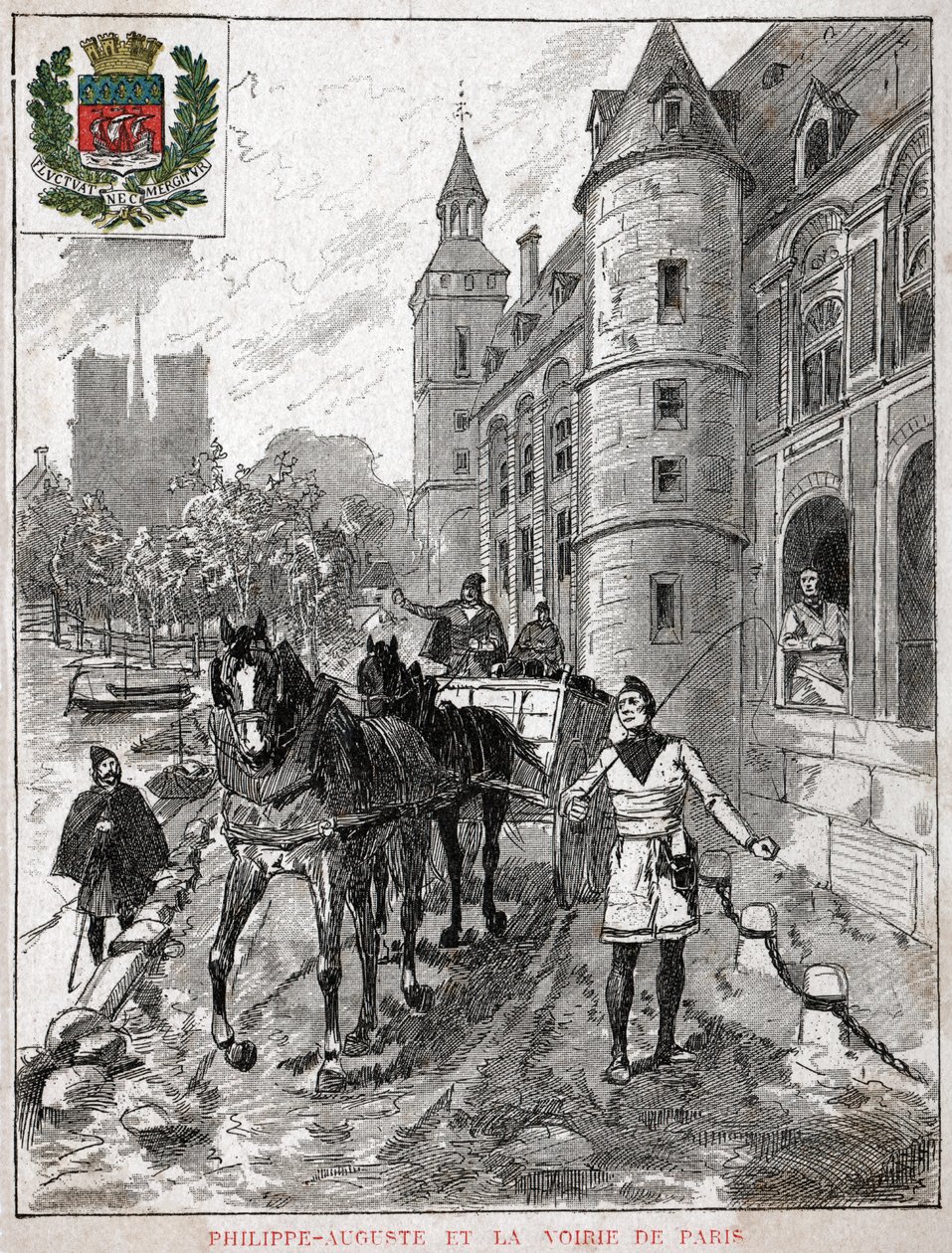 Philippe Auguste. Filip II av Frankrike. av Nicolas Liez