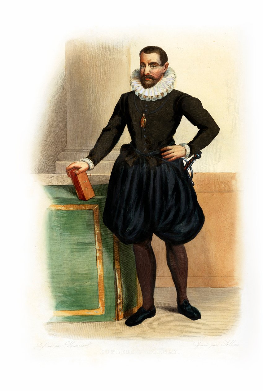 Philippe de Mornay av Unbekannter Künstler